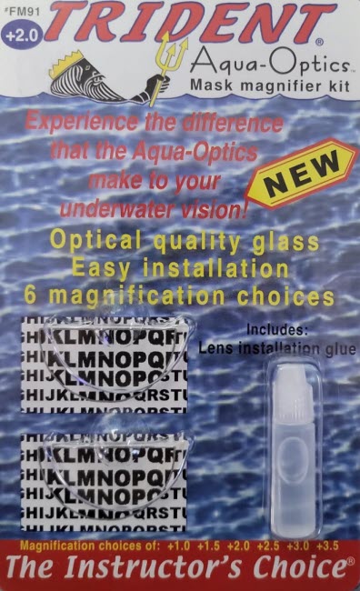 Aqua Optics optische Linsen zum einkleben