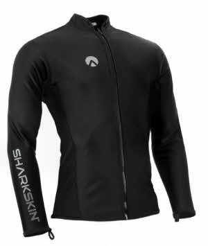 Sharkskin Chillproof manches longues zip avant hommes