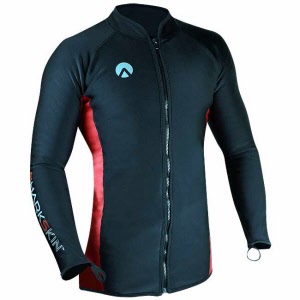 Sharkskin Chillproof manches longues zip avant hommes